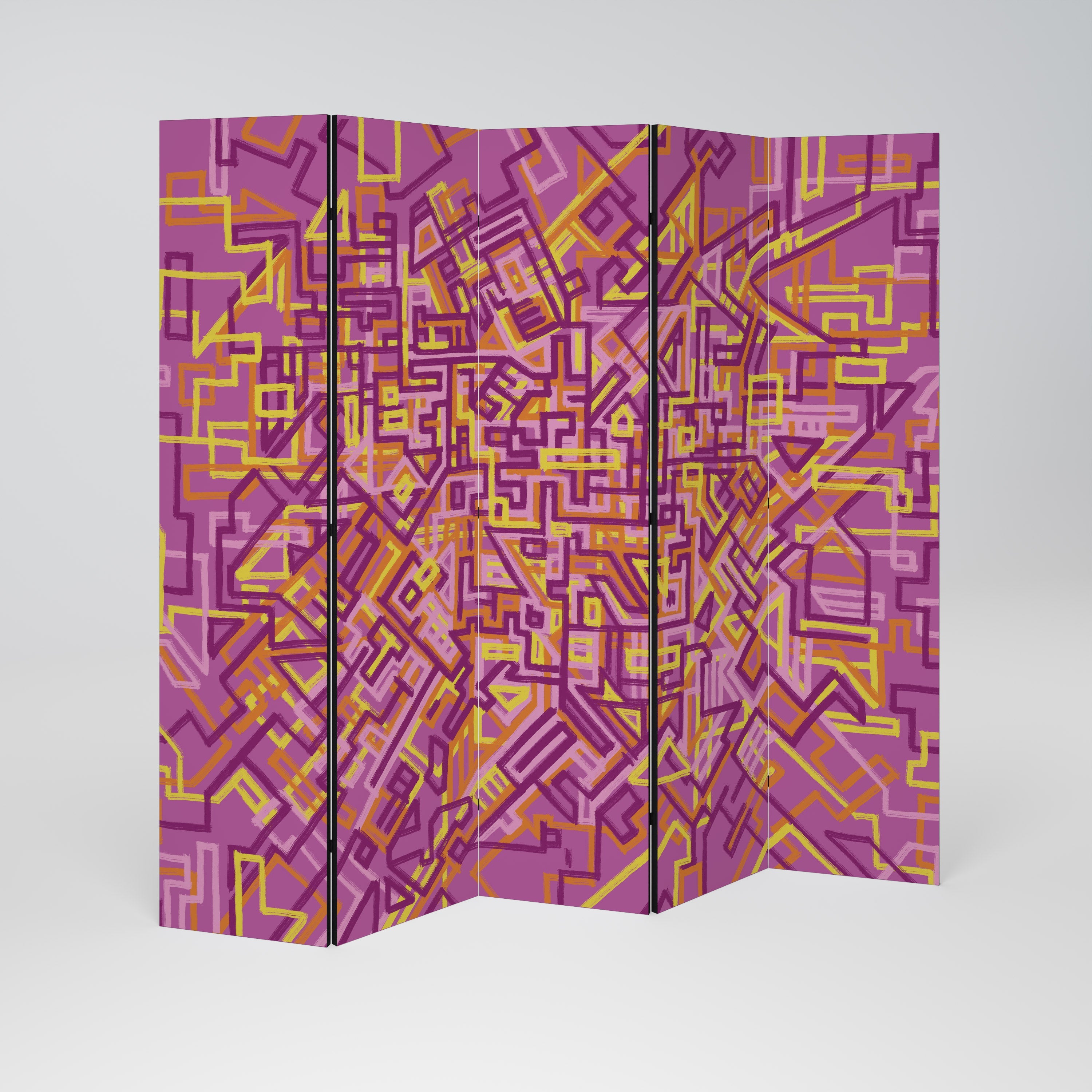 LOVELY MEMORIES Decorative 5-Panel Room Divider