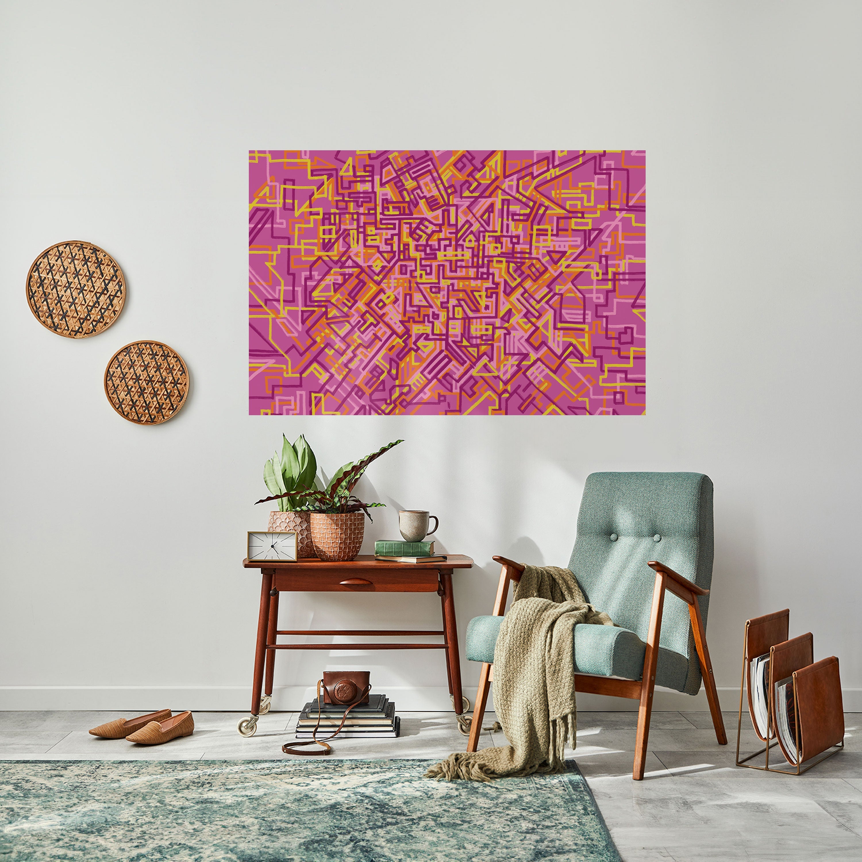 Affiche horizontale autocollante LOVELY MEMORIES