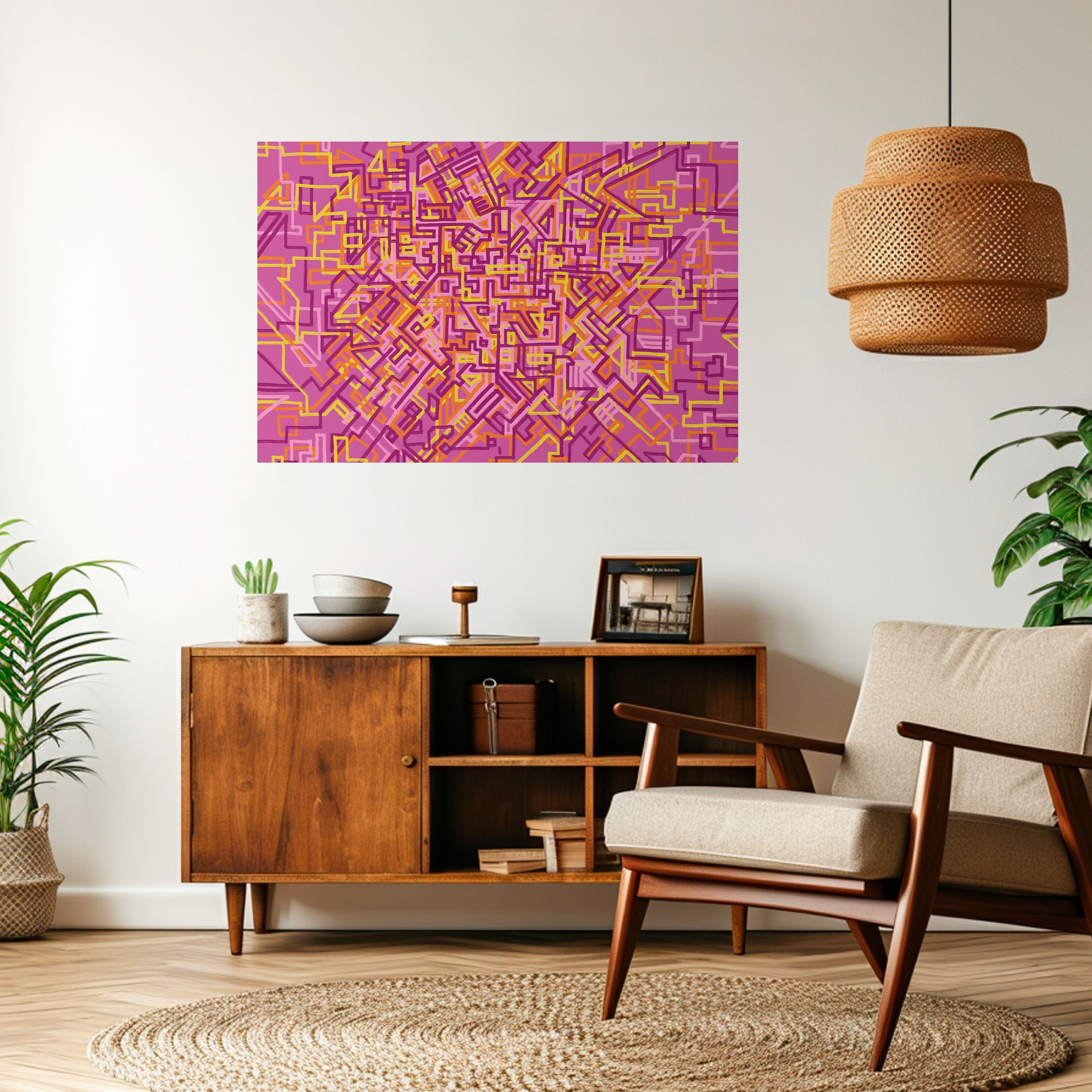 Affiche horizontale autocollante LOVELY MEMORIES