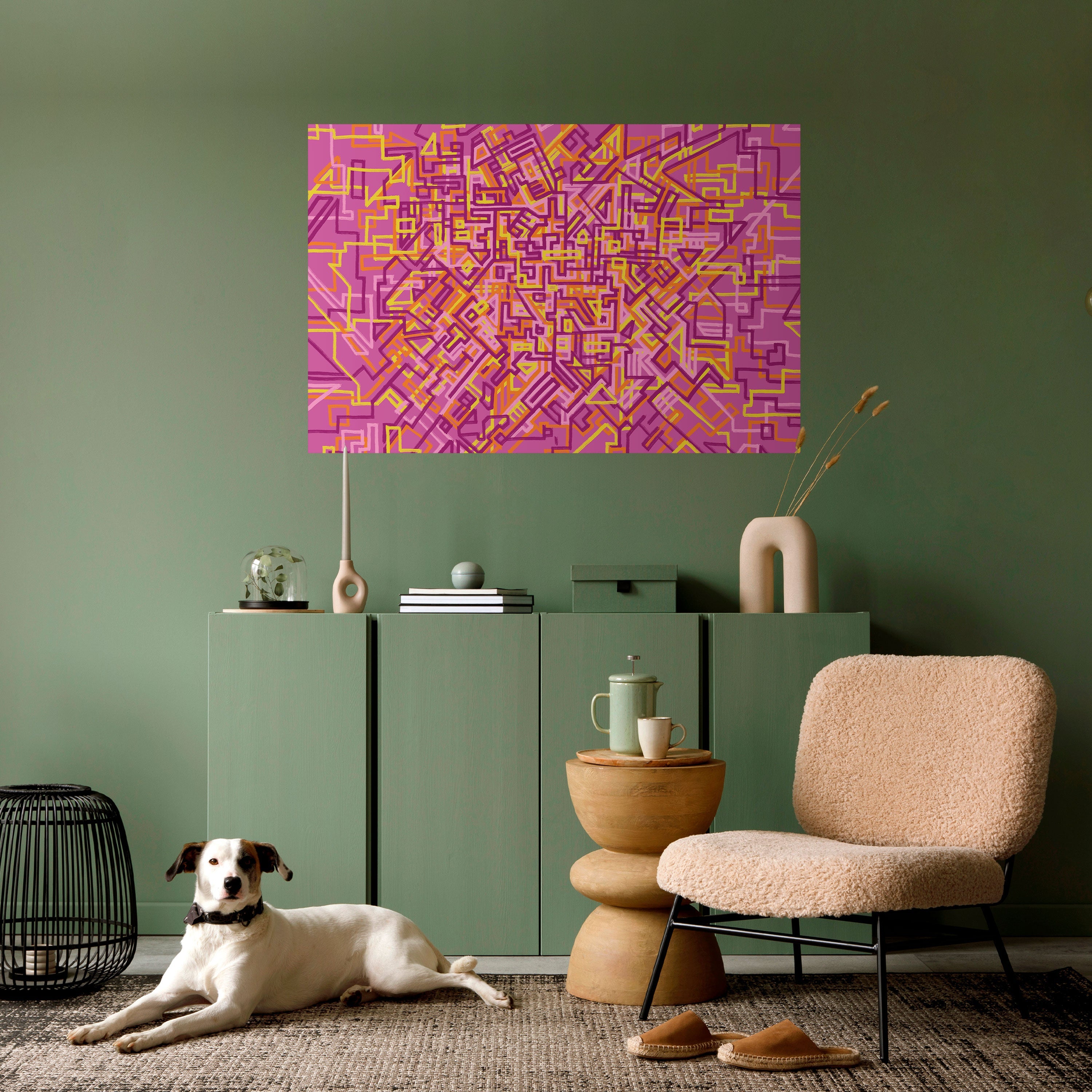 Affiche horizontale autocollante LOVELY MEMORIES