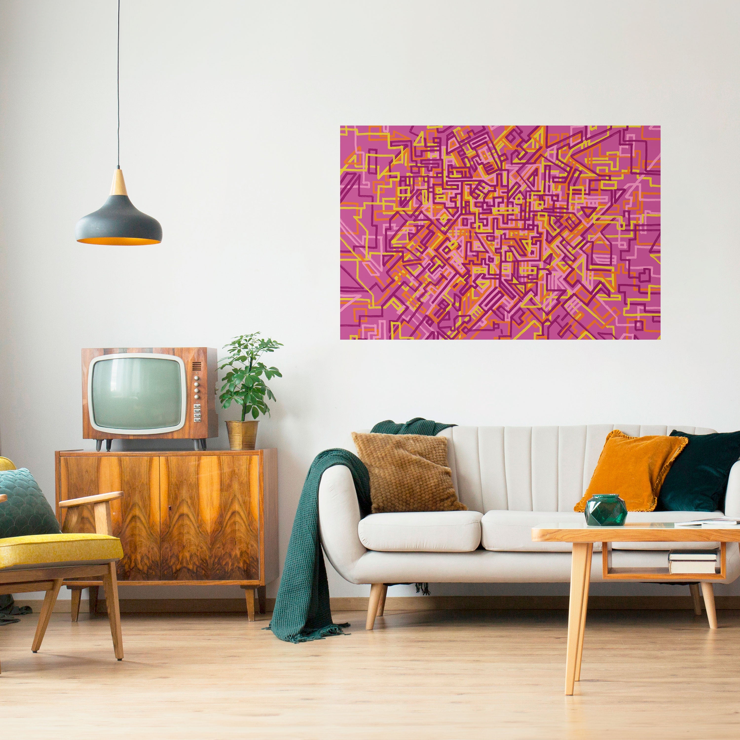 Affiche horizontale autocollante LOVELY MEMORIES