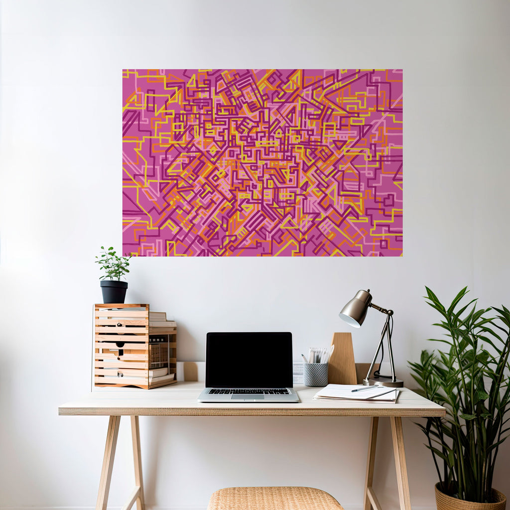 Affiche horizontale autocollante LOVELY MEMORIES