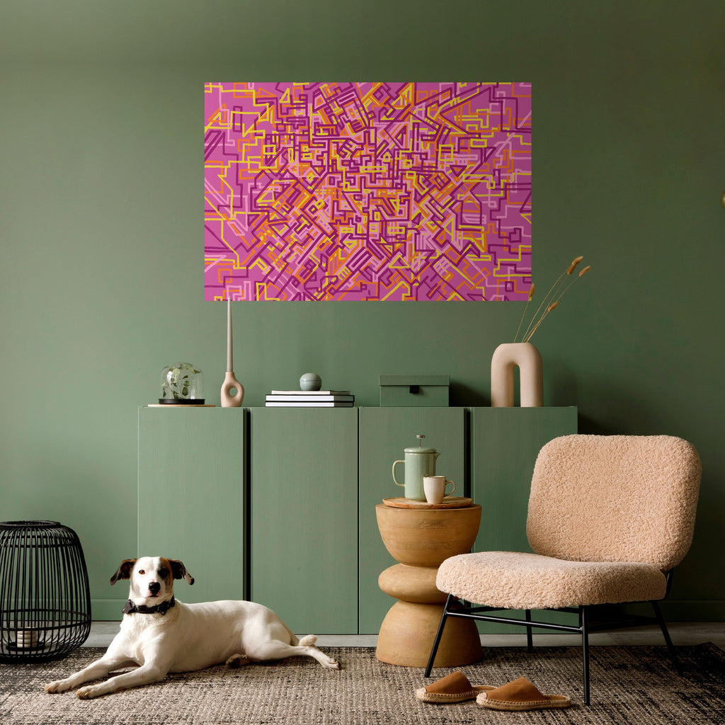 Affiche horizontale autocollante LOVELY MEMORIES