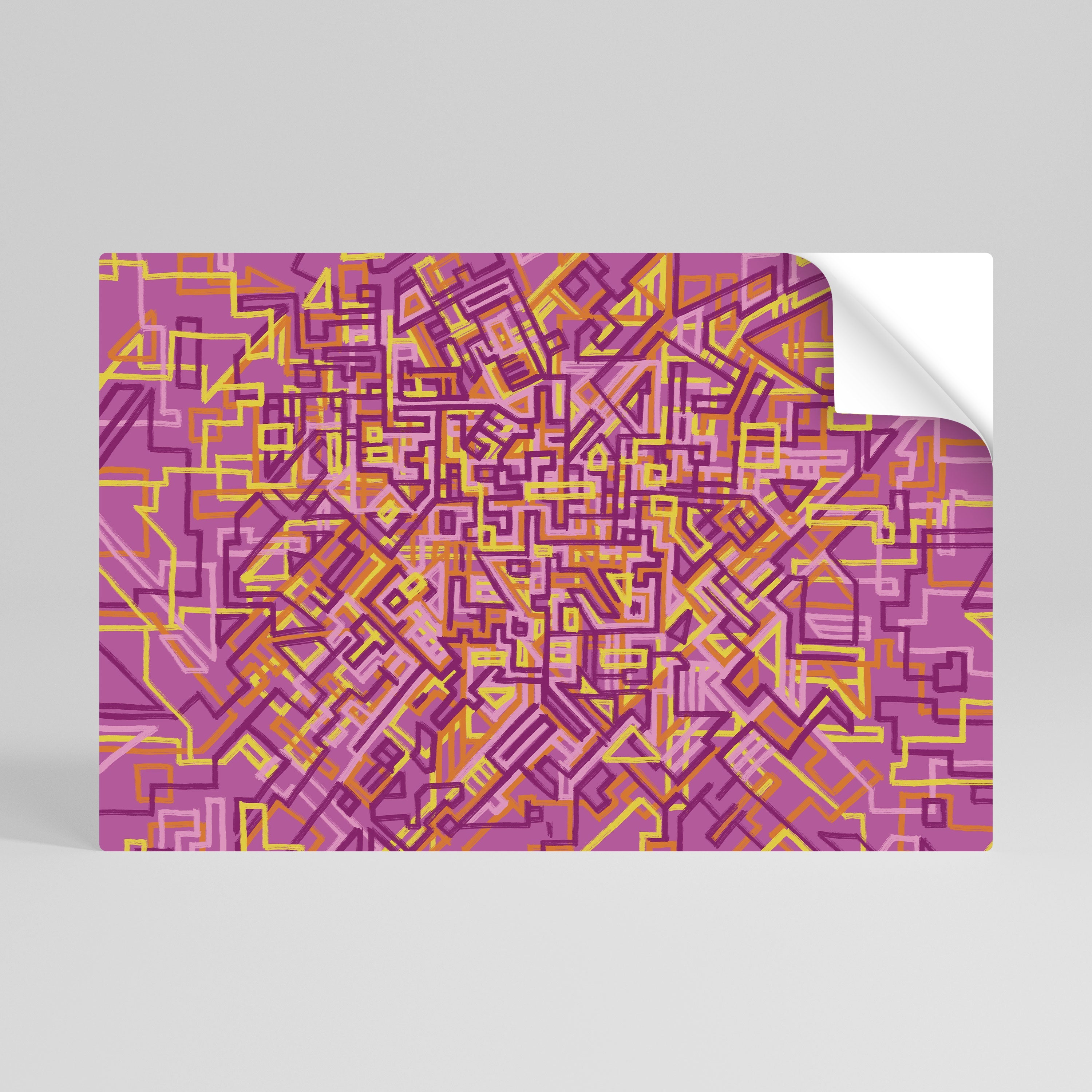 Affiche horizontale autocollante LOVELY MEMORIES