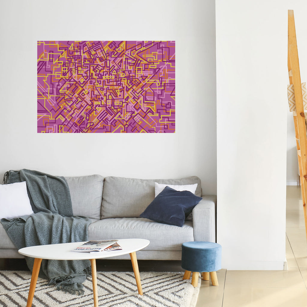 Affiche horizontale autocollante LOVELY MEMORIES