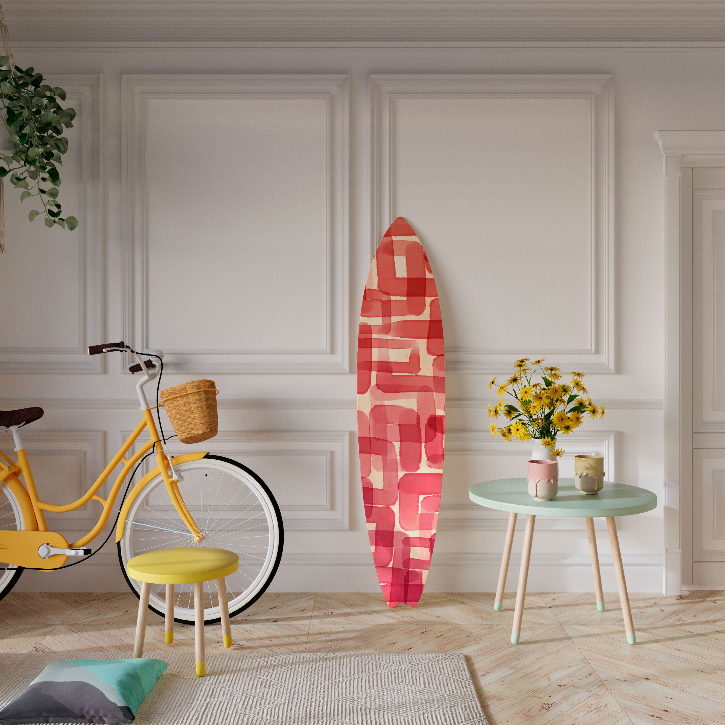 KALEIDOSCOPIC CUBISM Surfboard Decorative Panel
