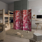 KALEIDOSCOPIC CUBISM 5-Panel Room Divider