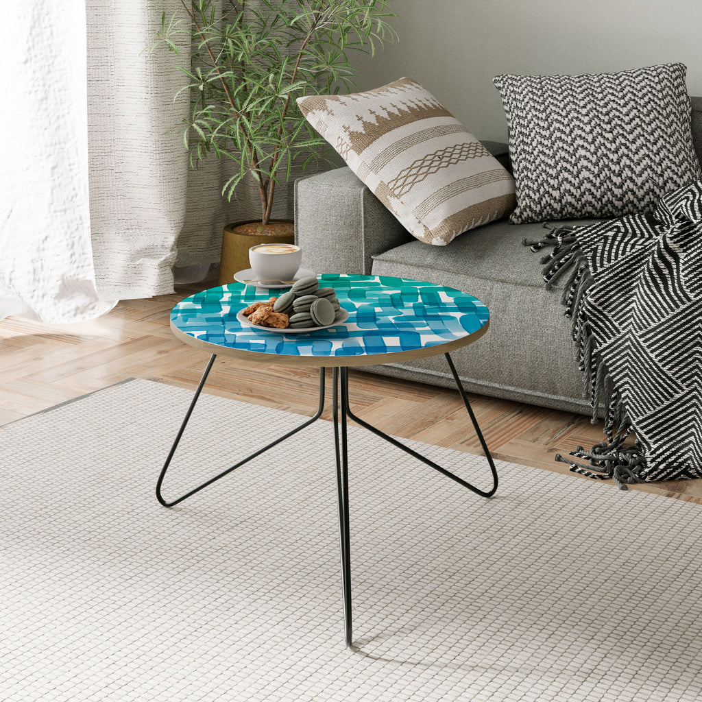 TURQUOISE RECTANGLES Coffee Table