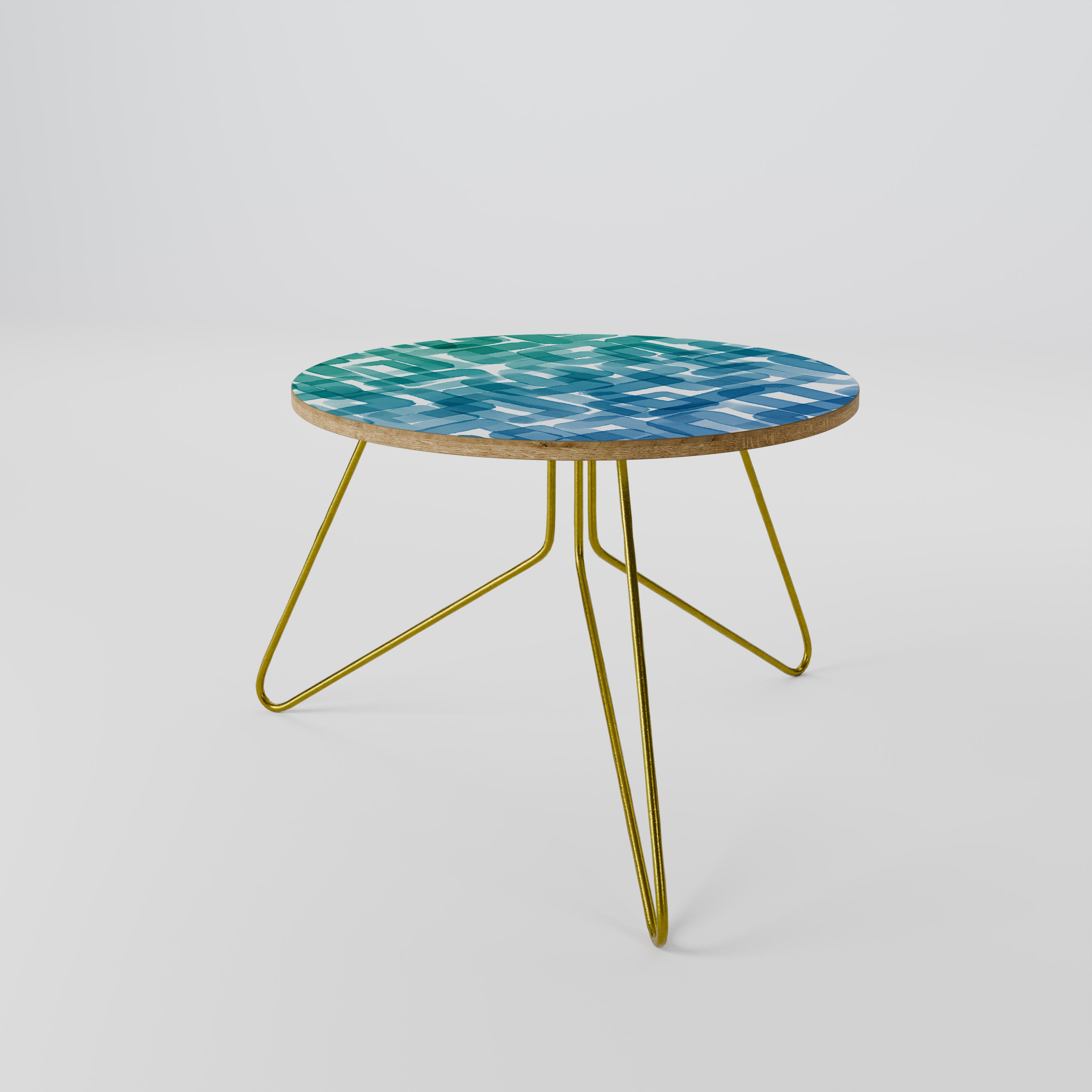 TURQUOISE RECTANGLES Coffee Table
