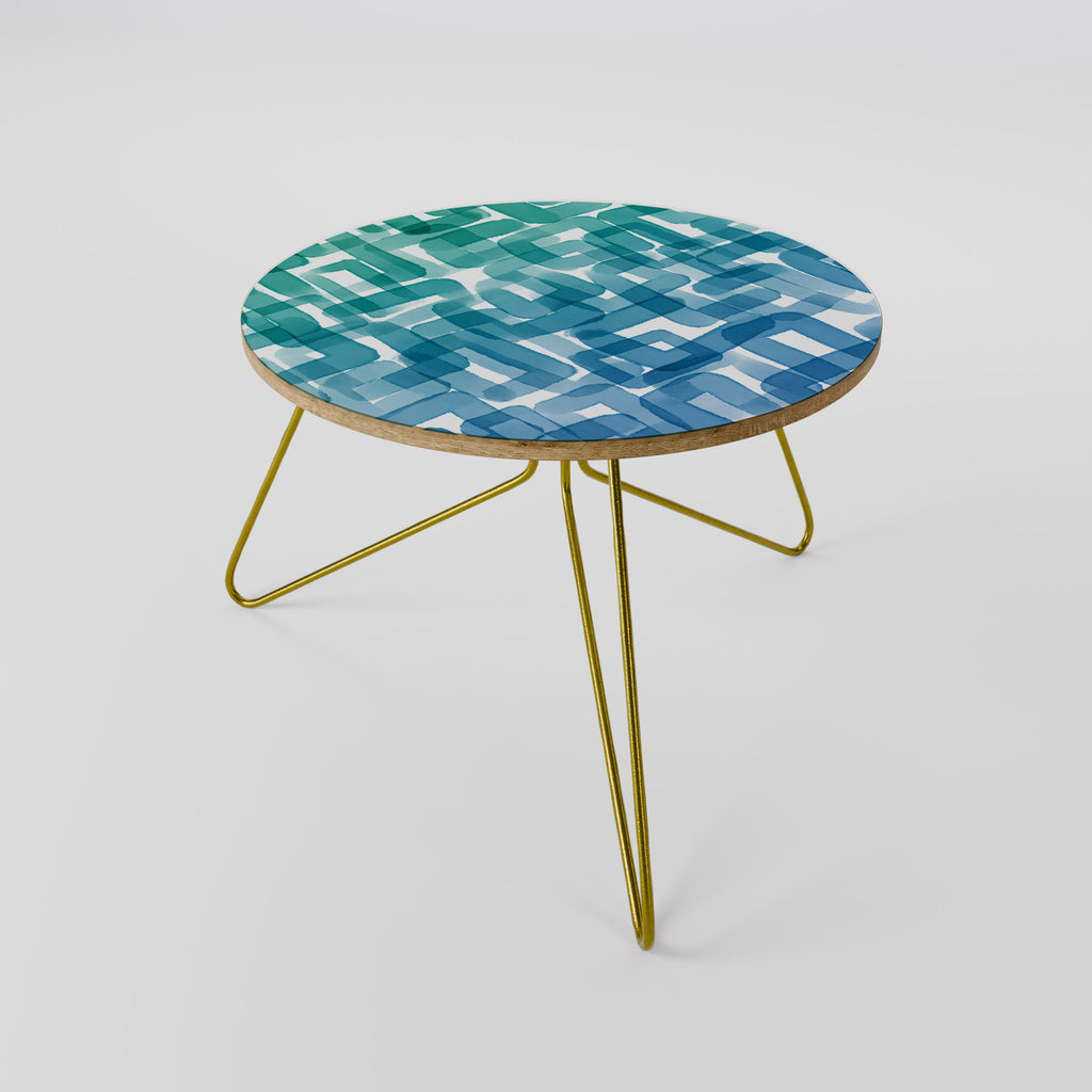 TURQUOISE RECTANGLES Coffee Table