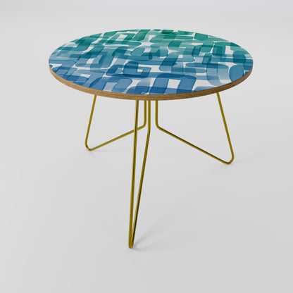 TURQUOISE RECTANGLES Coffee Table