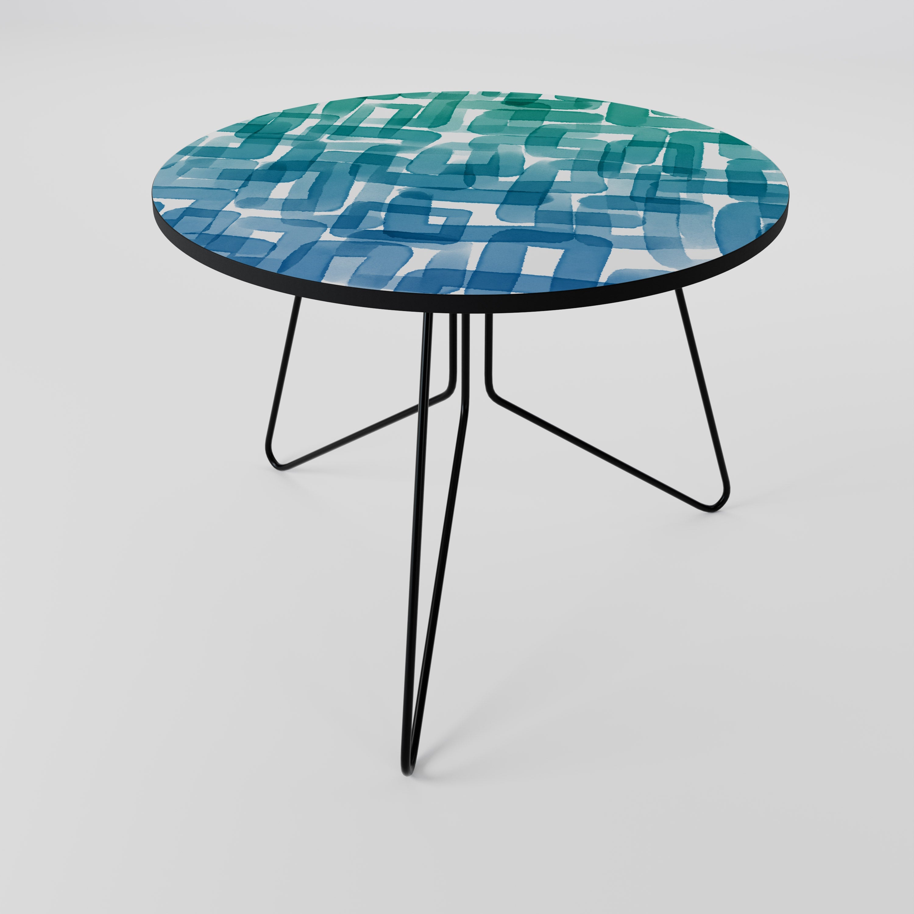 Table basse RECTANGLES TURQUOISE 69