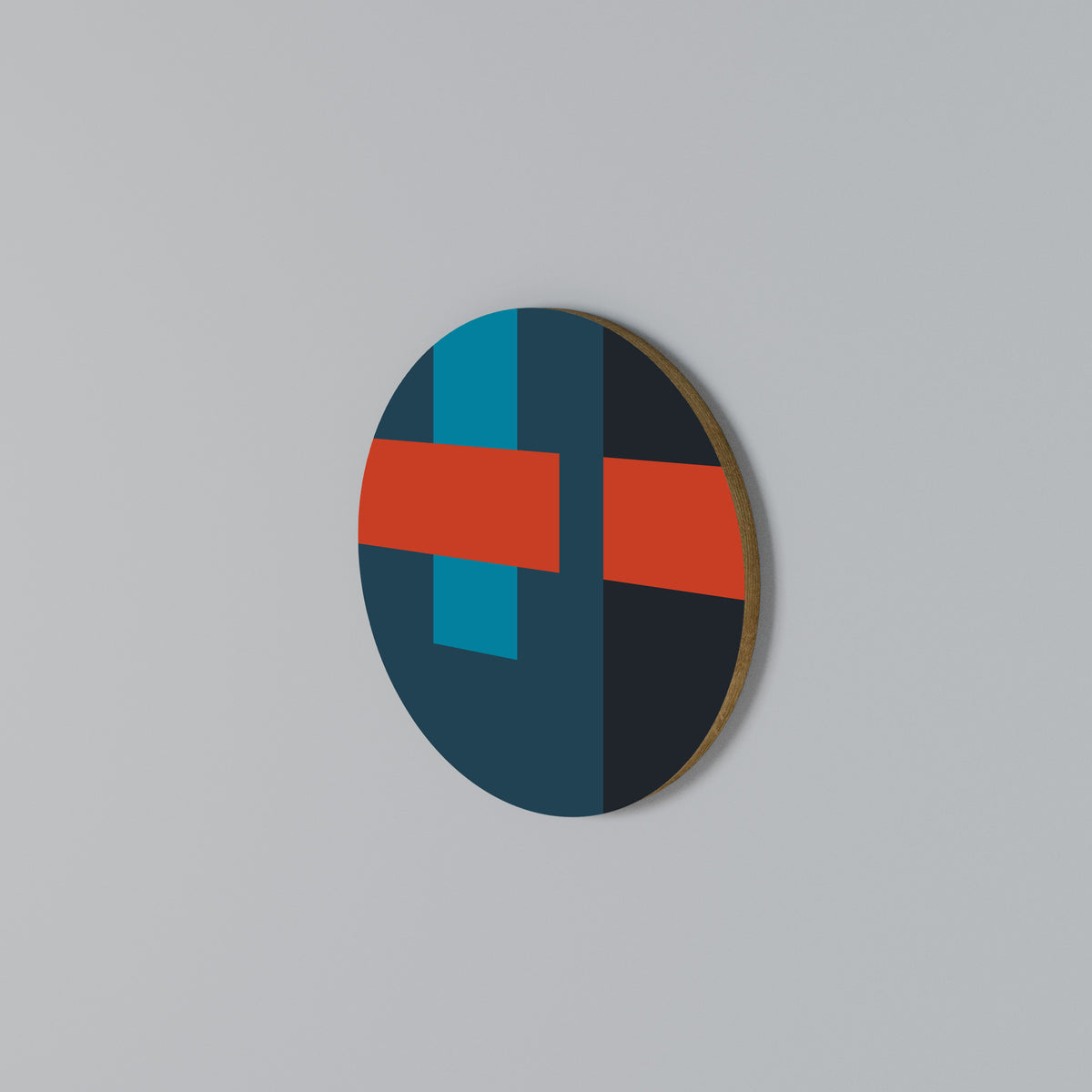 DARK MELANCHOLY Round Wall Art