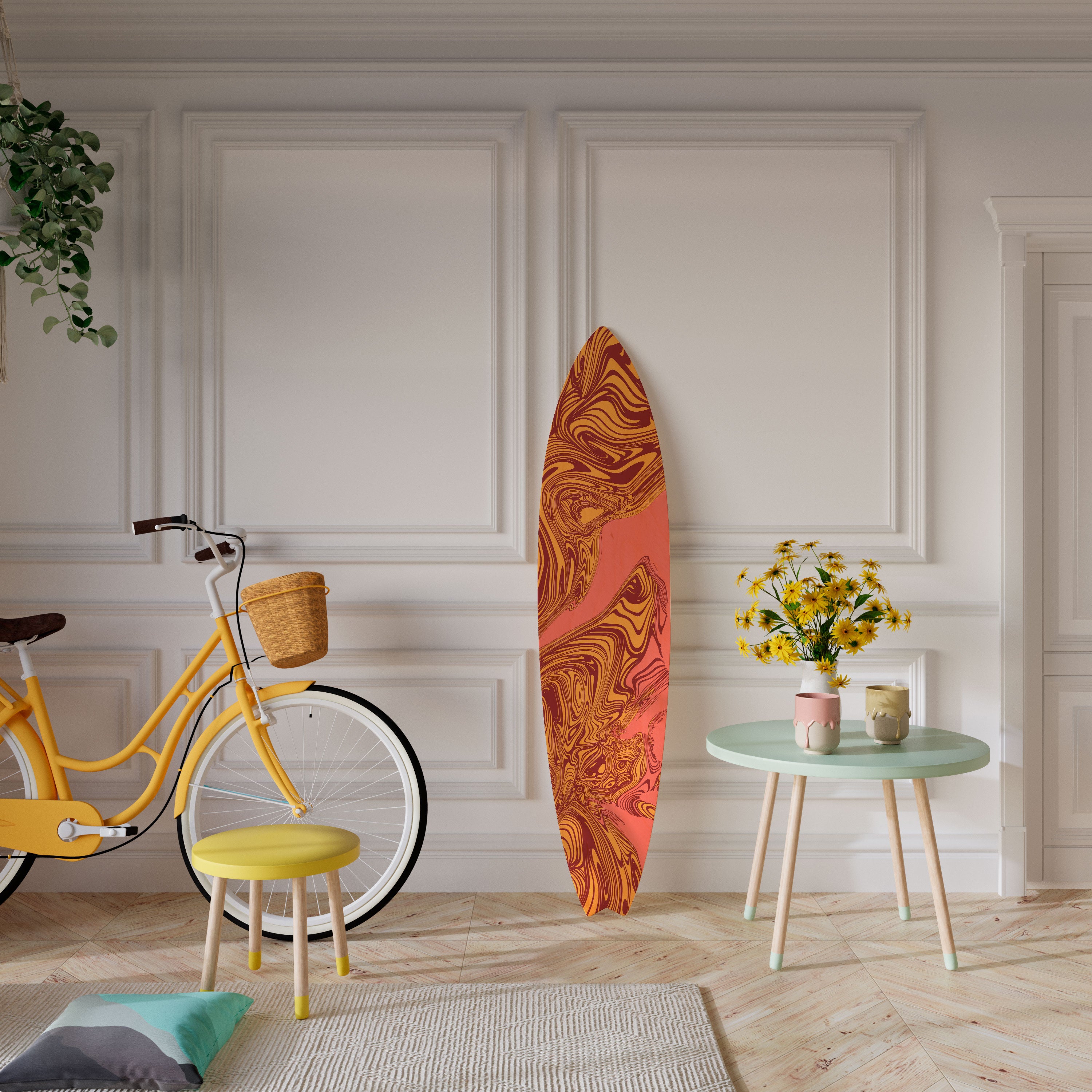 FLOATING THOUGHTS Surfboard Decorative Panel