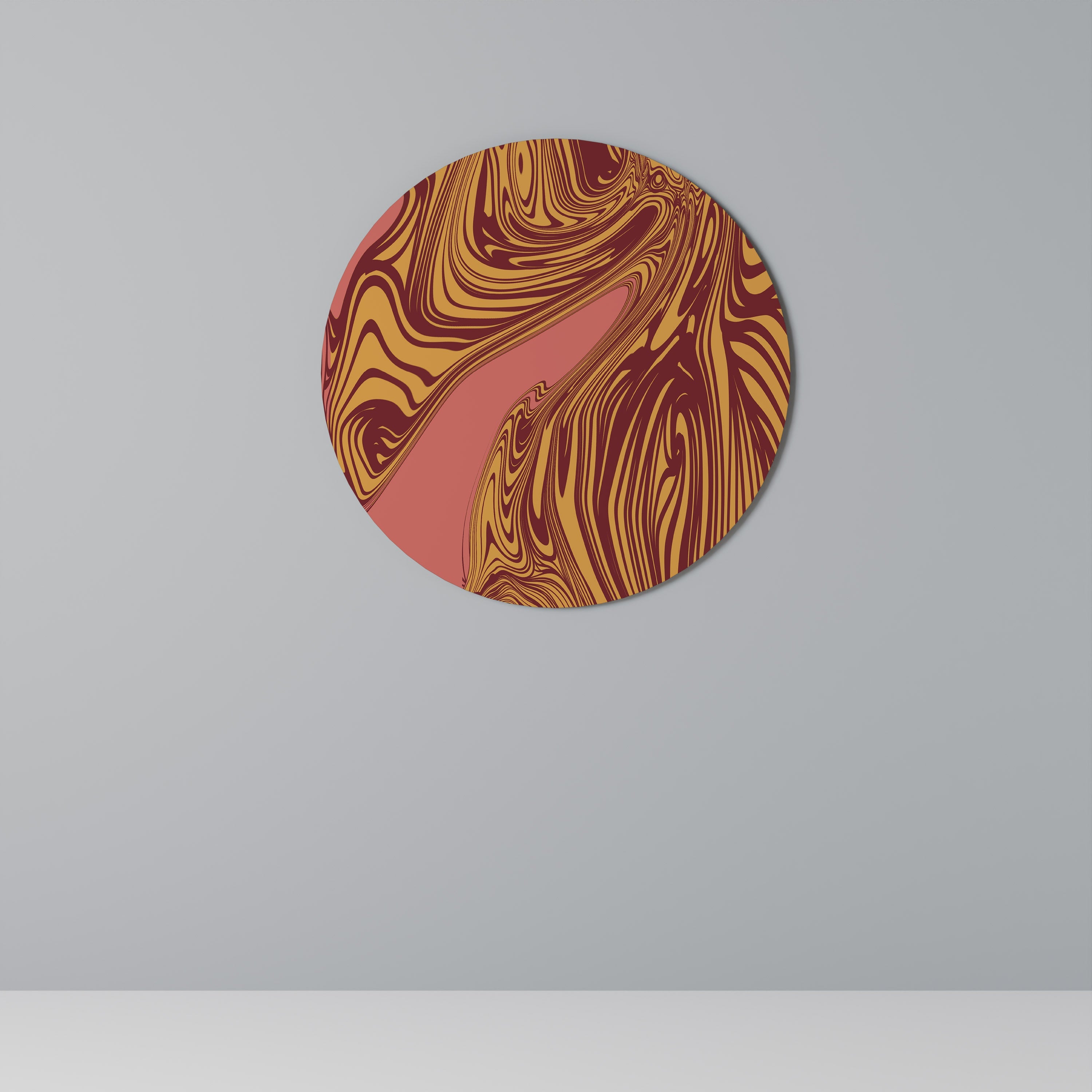 PENSÉES FLOTTANTES Art mural rond