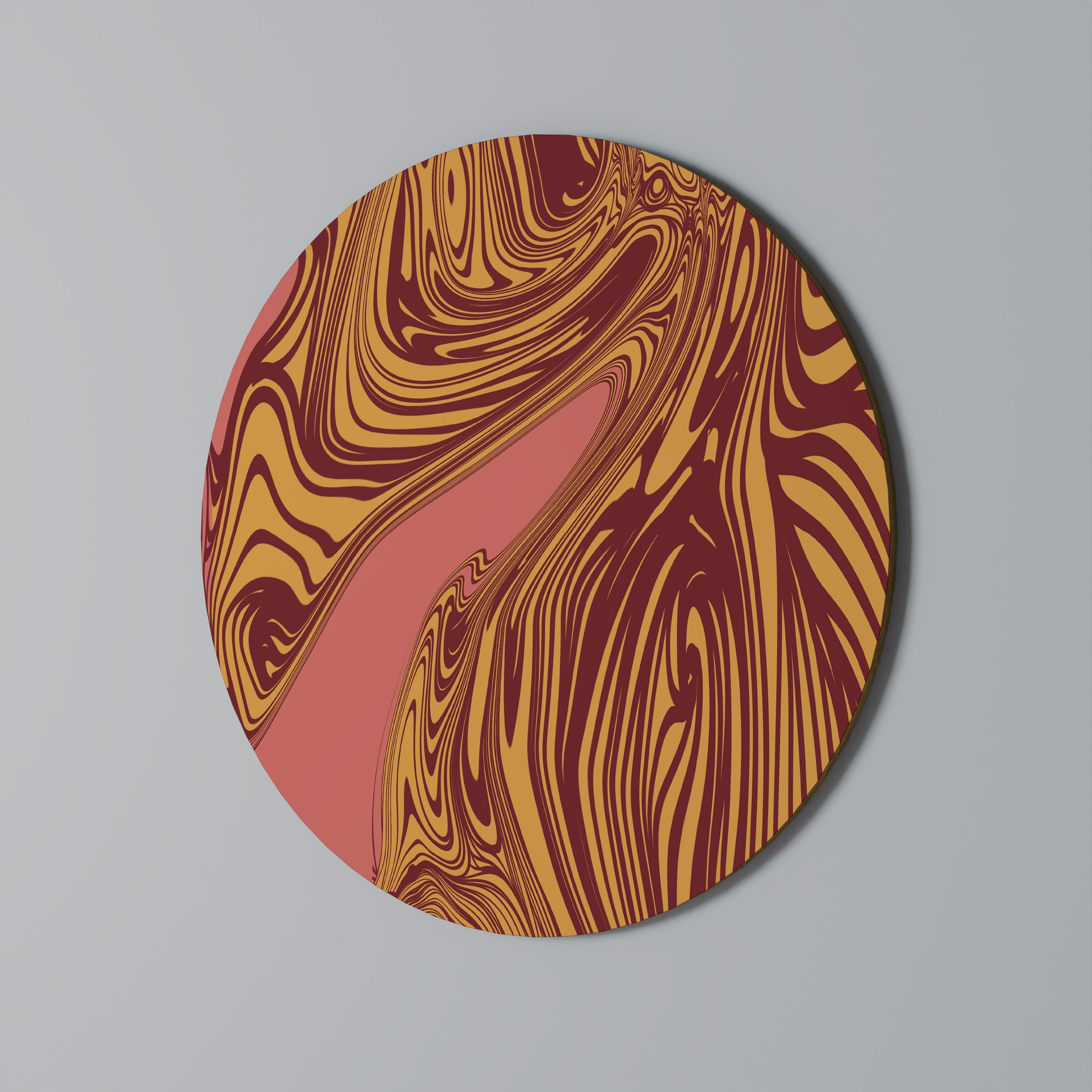 PENSÉES FLOTTANTES Art mural rond