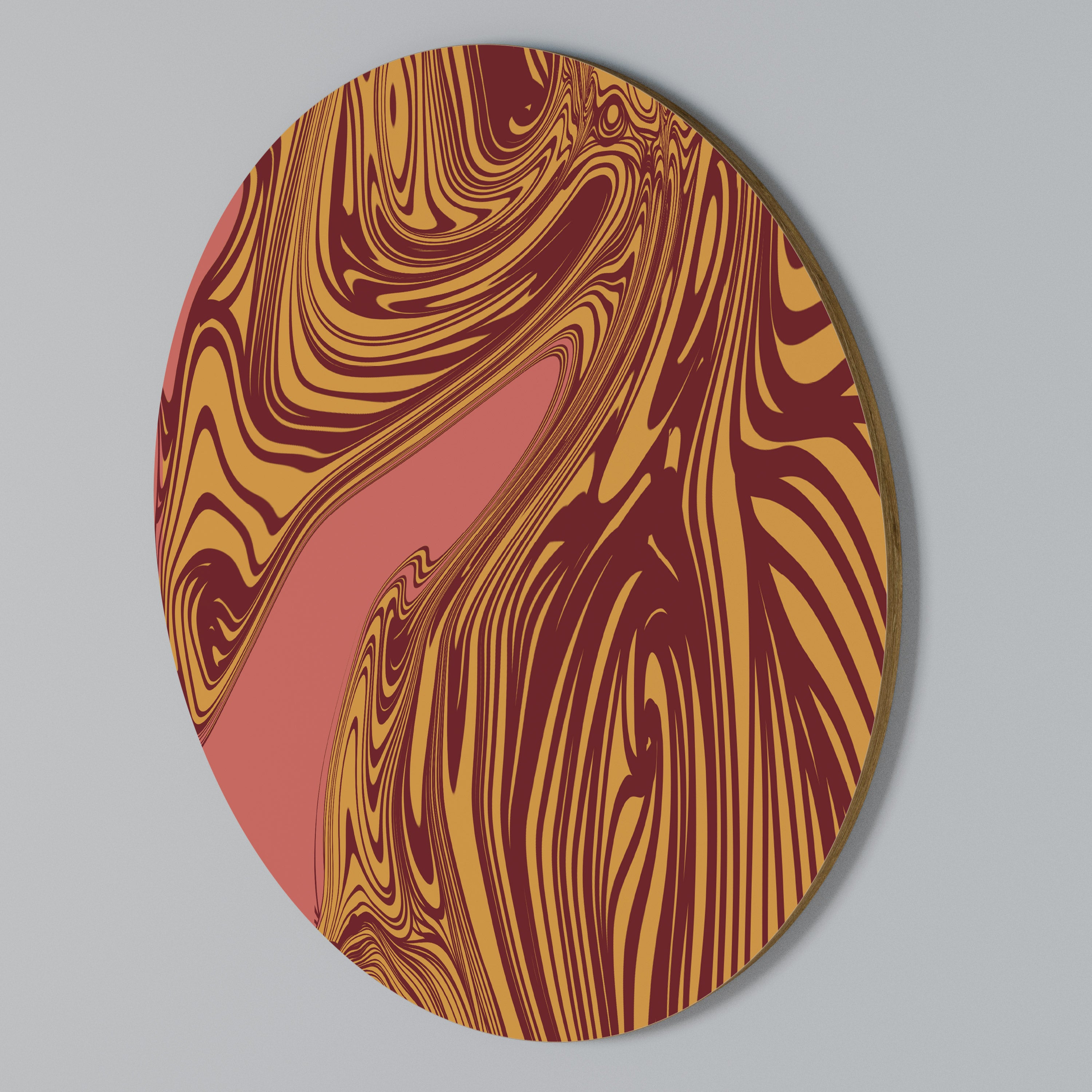 FLOATING THOUGHTS Round Wall Art