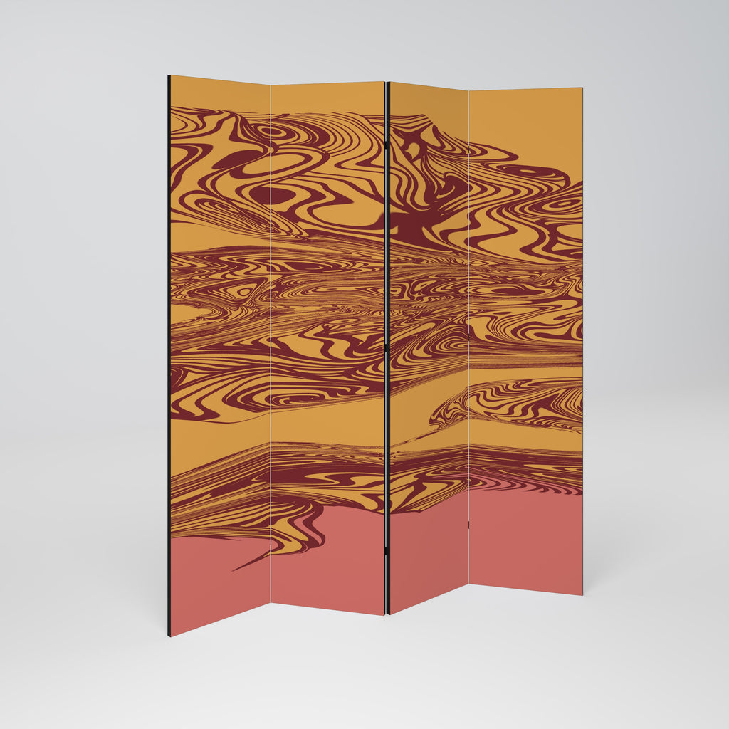FLOATING THOUGHTS Decorative 4-Panel Room Divider