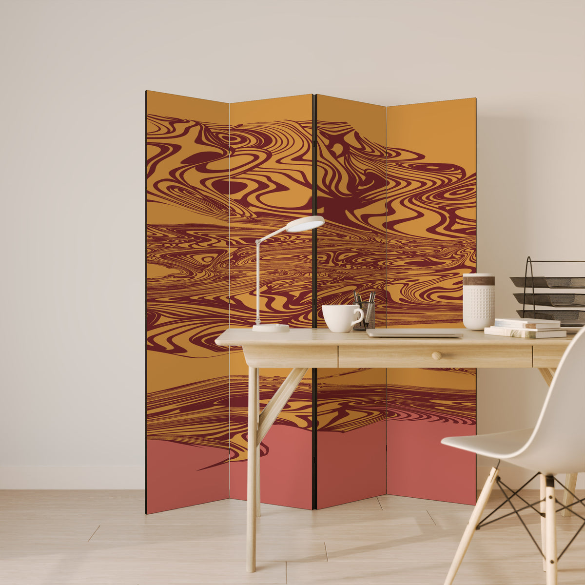 FLOATING THOUGHTS 4-Panel Room Divider