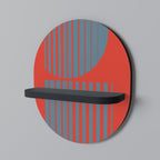 RISING GEOMETRY STARS Art Shelf