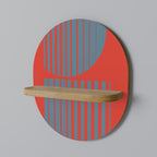 RISING GEOMETRY STARS Art Shelf