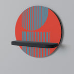 RISING GEOMETRY STARS Art Shelf