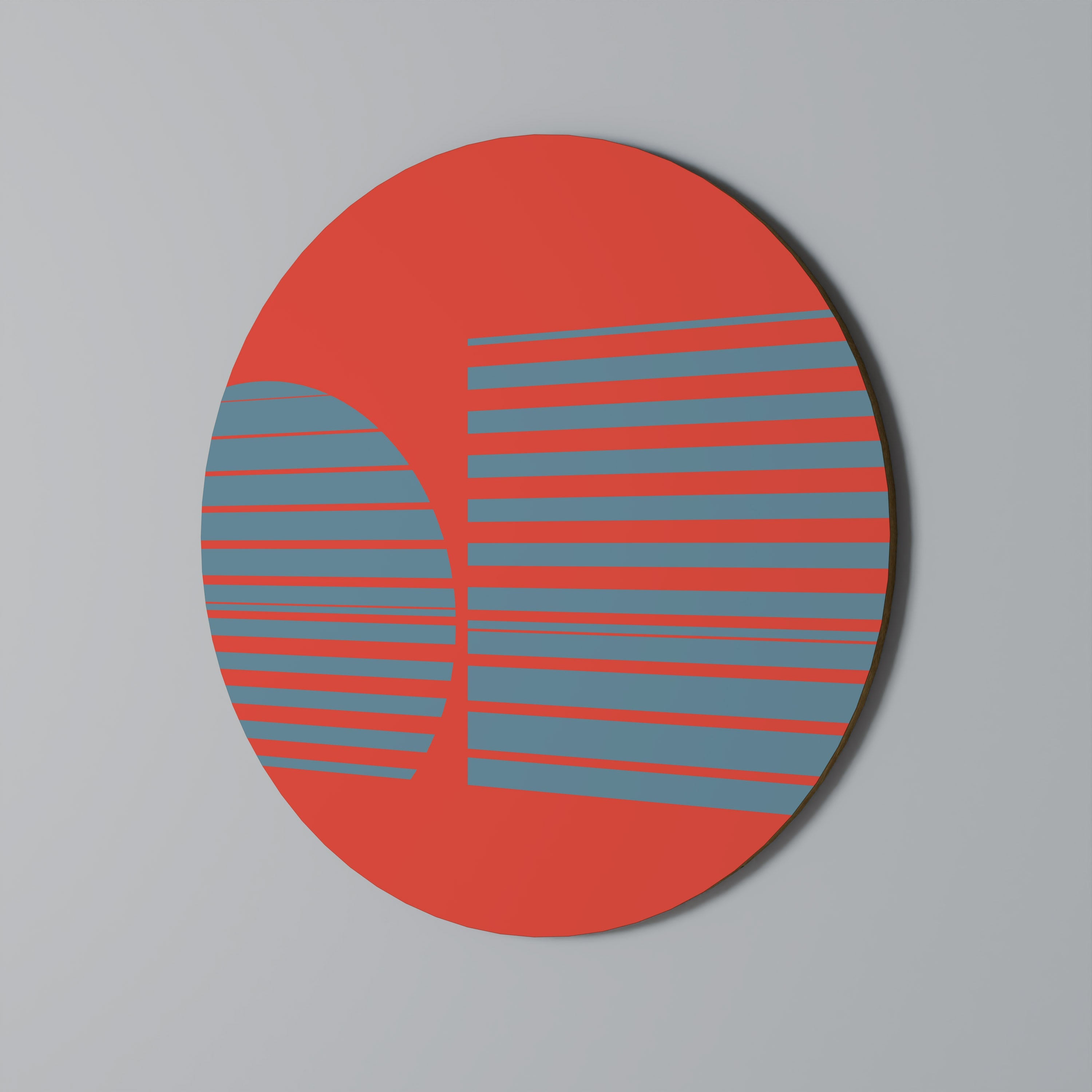 ÉTOILES MONTANTES DE LA GÉOMÉTRIE Art mural rond