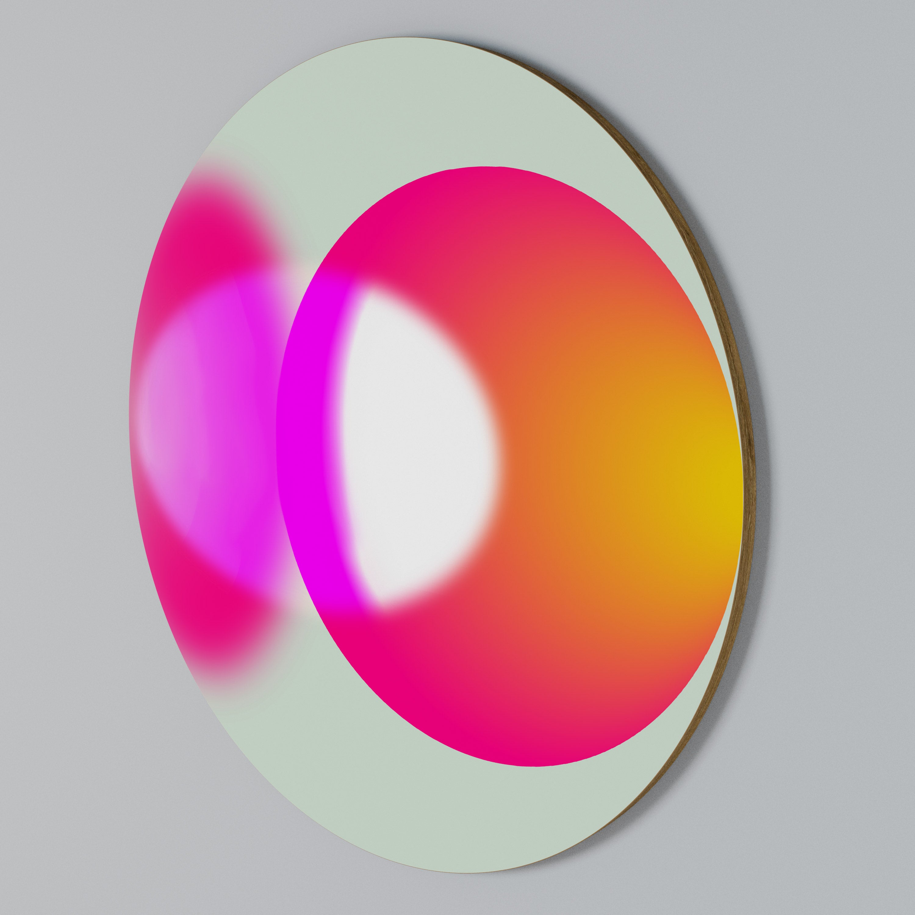 SYMPHONY OF COLORS Round Wall Art