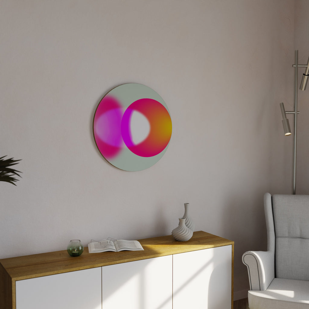 SYMPHONIE DE COULEURS Art mural rond