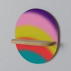 RAINBOW TIME Art Shelf
