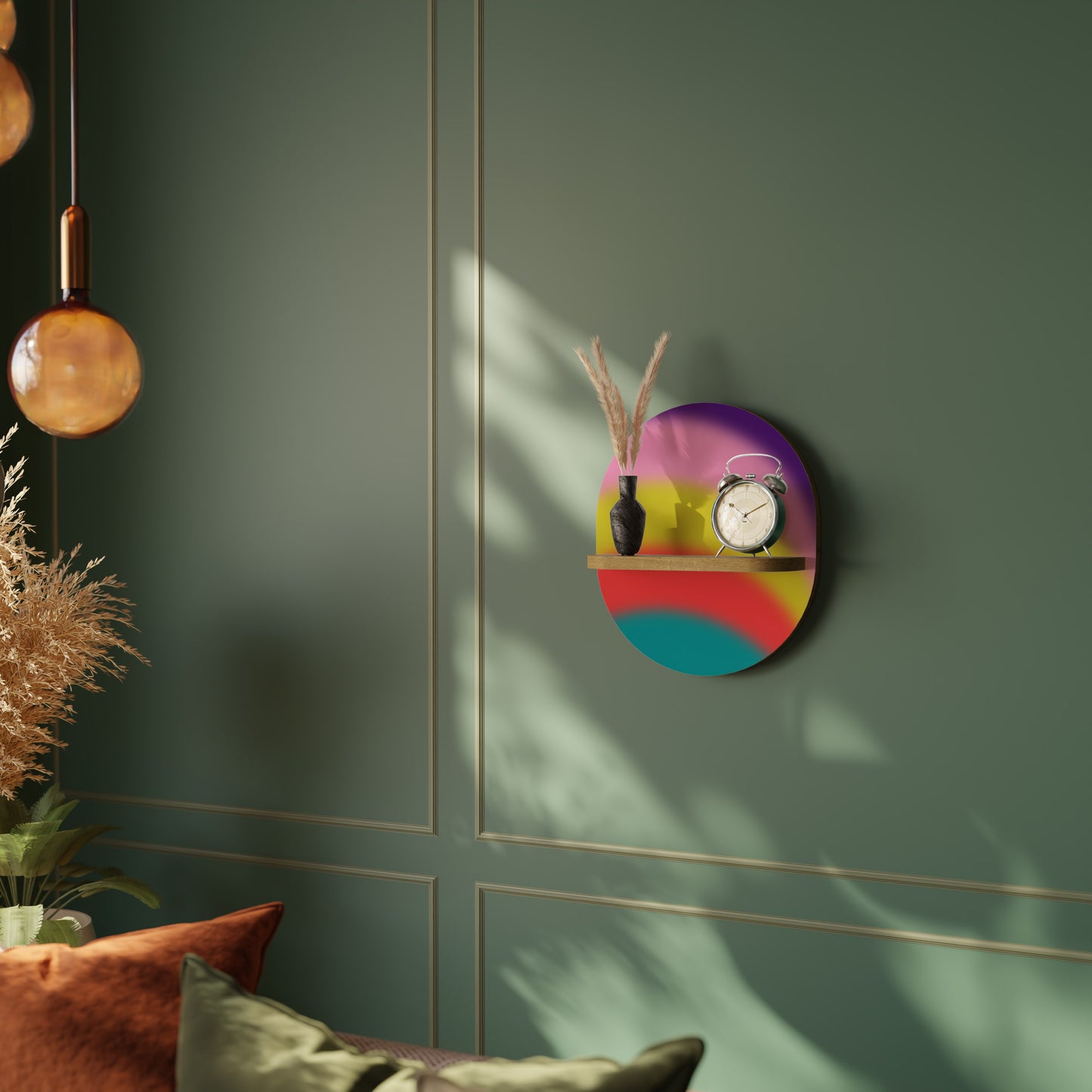 RAINBOW TIME Art Shelf