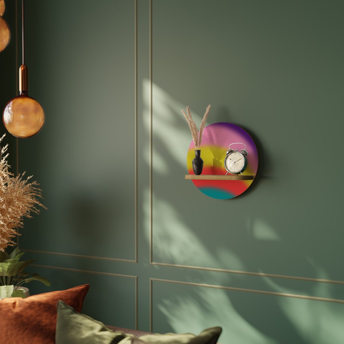 RAINBOW TIME Art Shelf