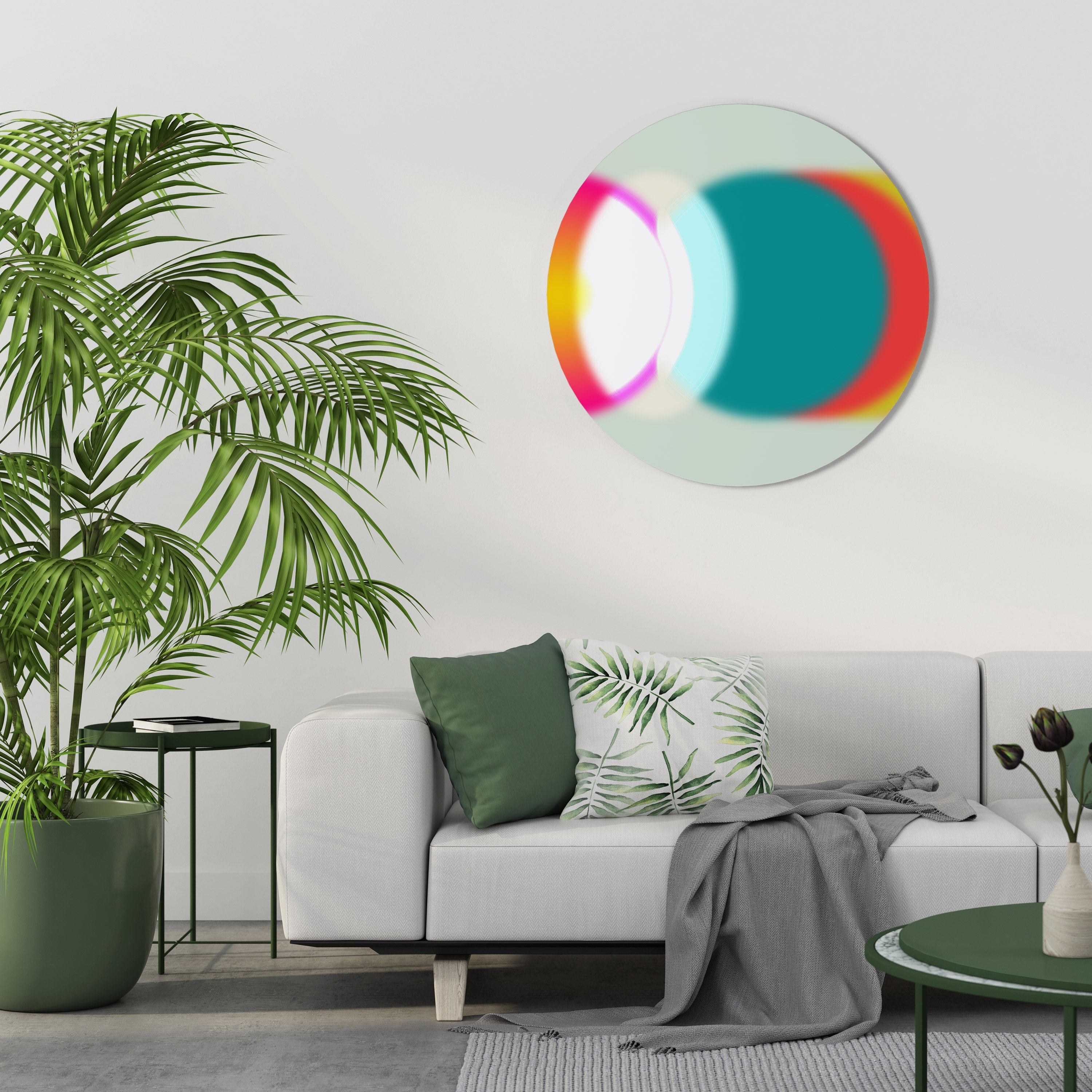 PORTE DE LA MAGIE Art mural rond