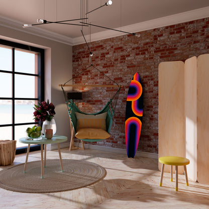 BLINDED BY THE LIGHTS Surfboard Decorative Panel