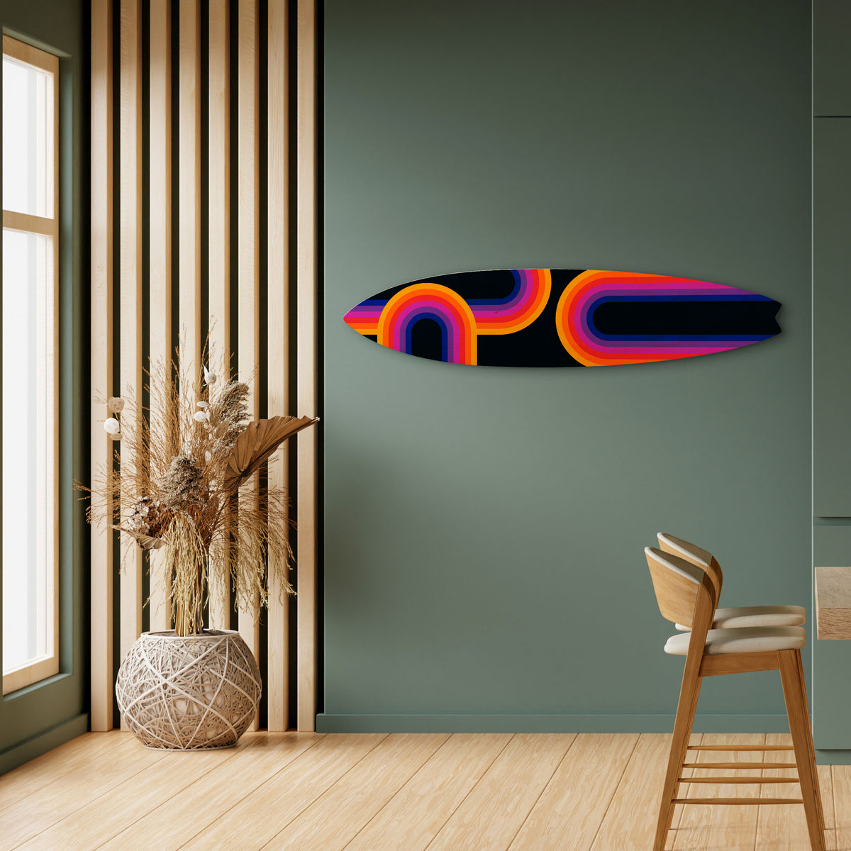 BLINDED BY THE LIGHTS Surfboard Decorative Panel
