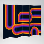 BLINDED BY THE LIGHTS 6-Panel Room Divider