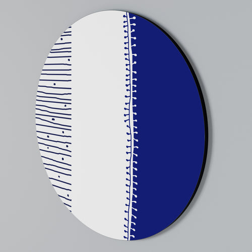 BLUE HARMONY DESIGN Round Wall Art
