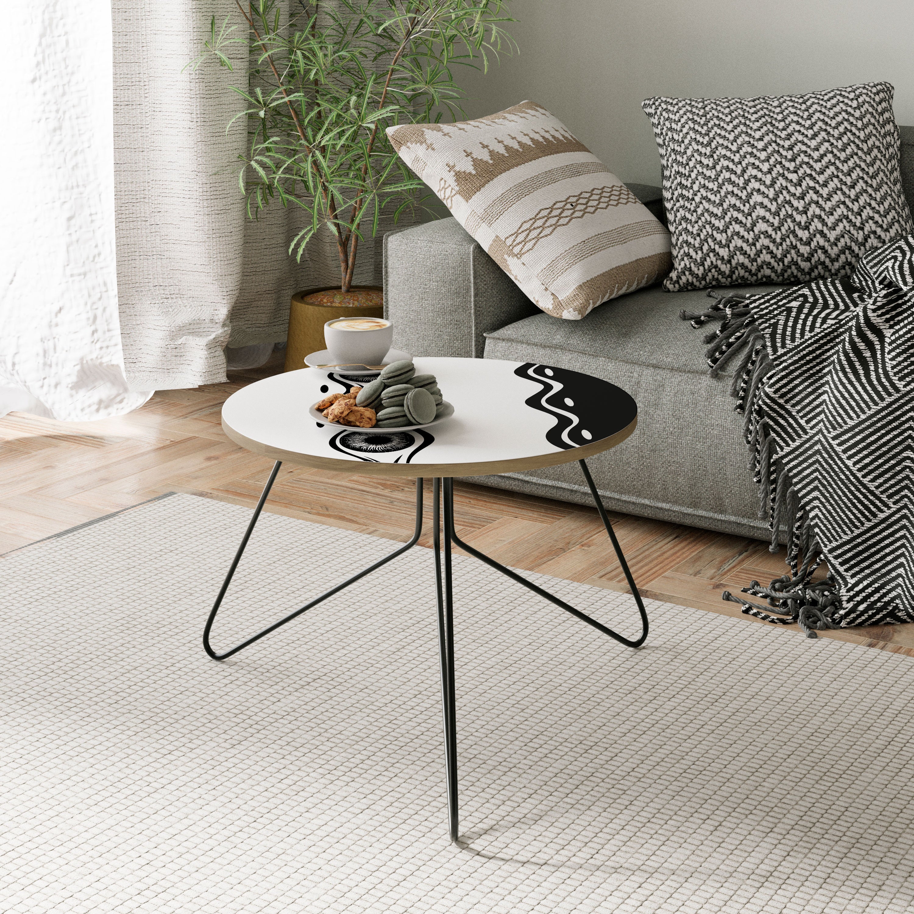 BOLD LINEAR DANCE Coffee Table