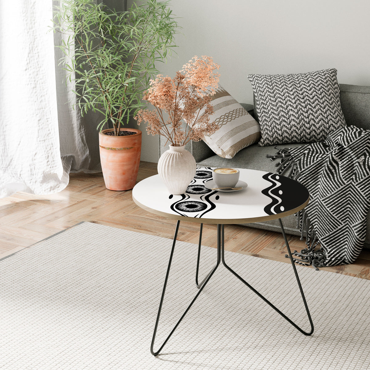 BOLD LINEAR DANCE Coffee Table