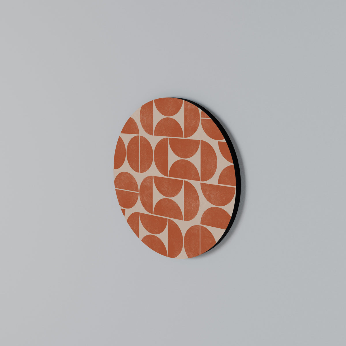 REPETITION COMPULSION Round Wall Art