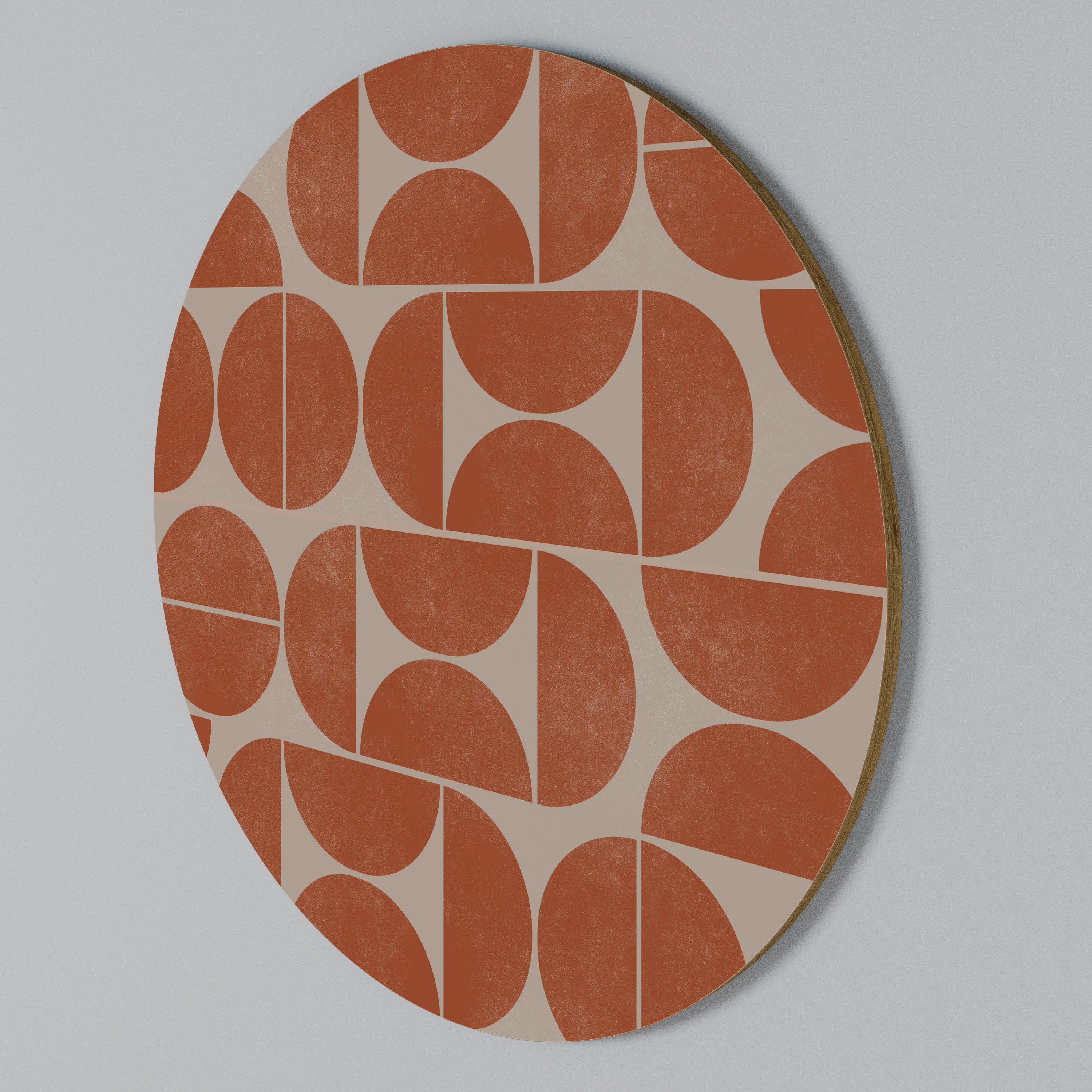 REPETITION COMPULSION Round Wall Art