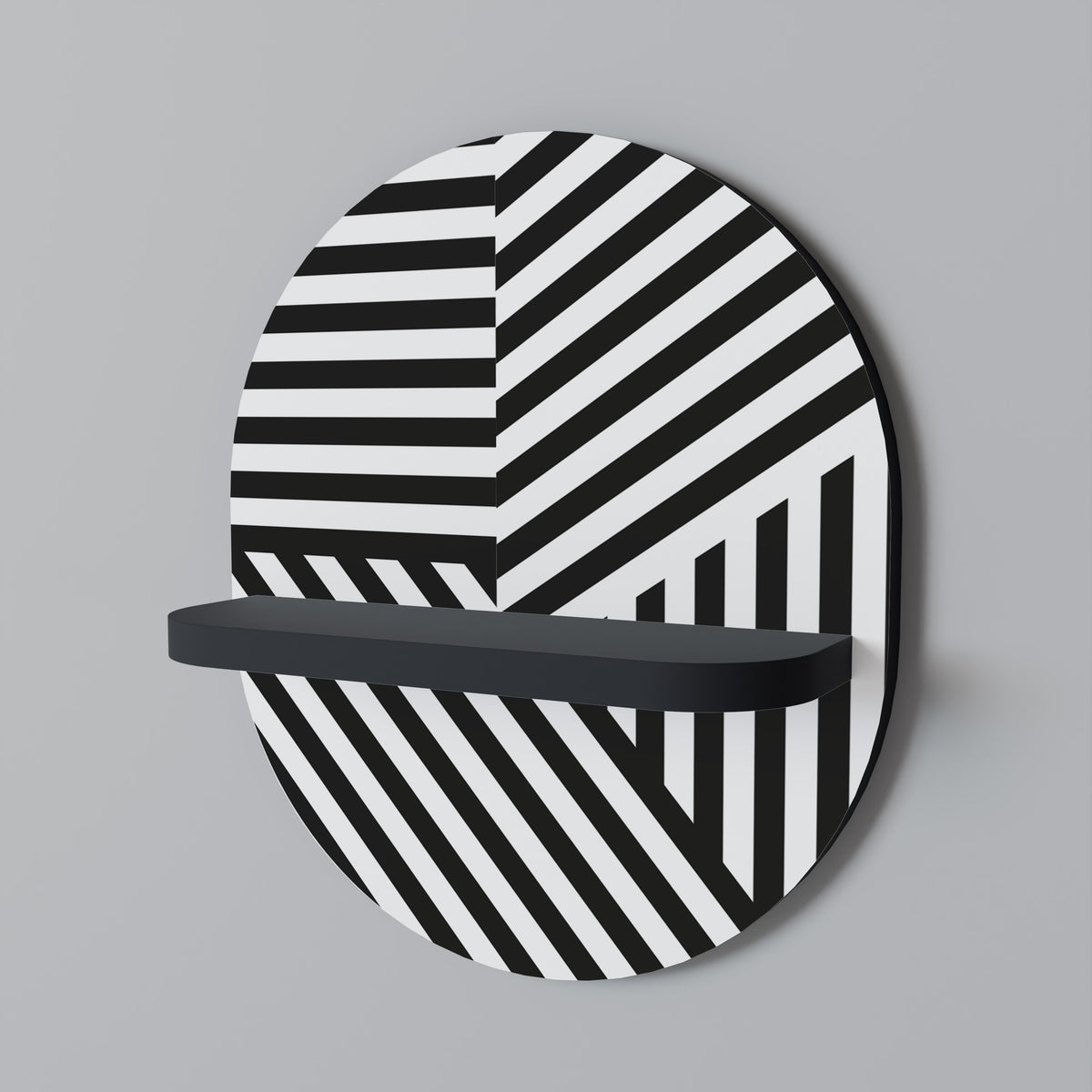 LATTICE LINES Art Shelf