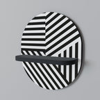 LATTICE LINES Art Shelf