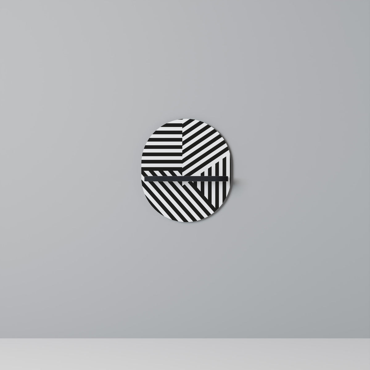 LATTICE LINES Art Shelf