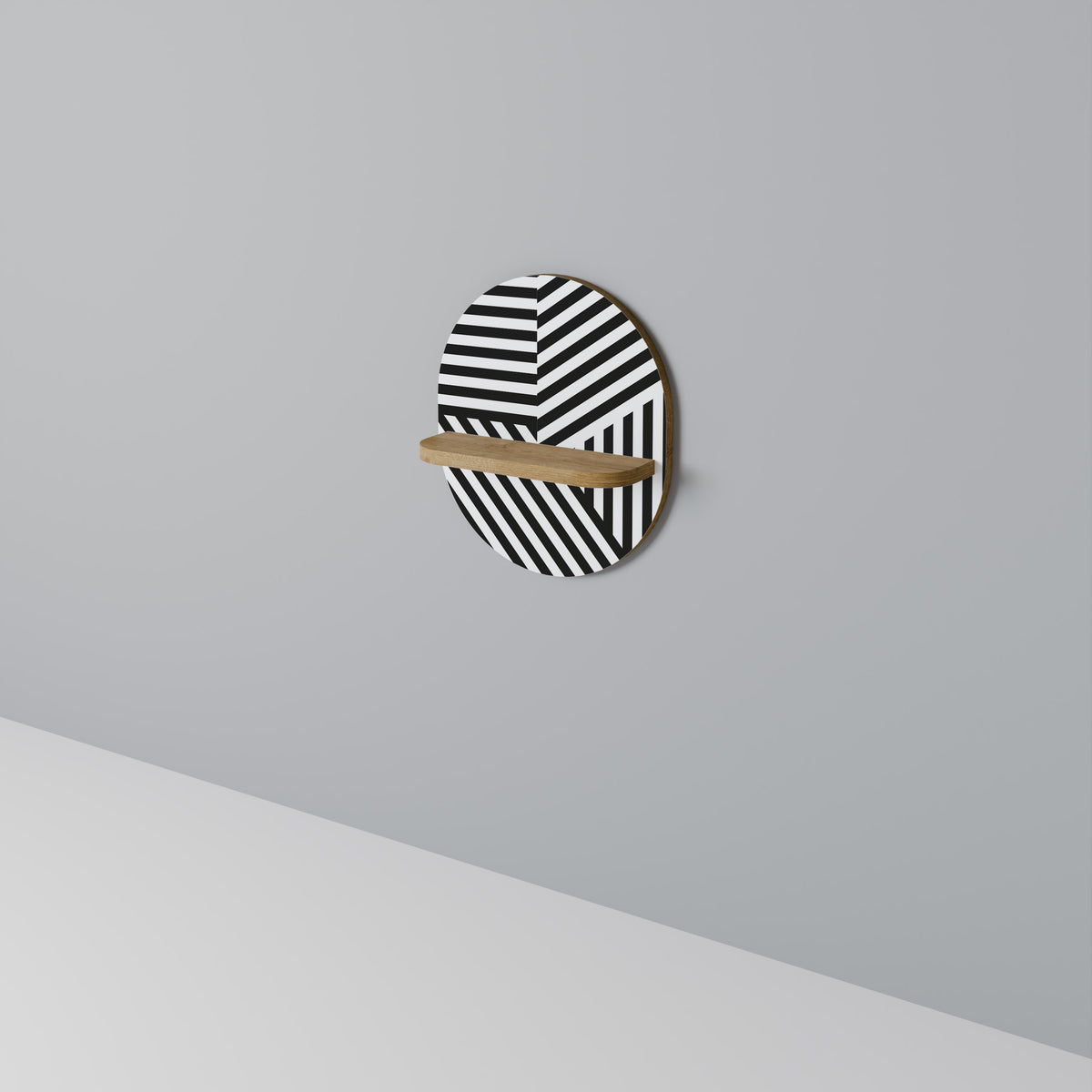 LATTICE LINES Art Shelf