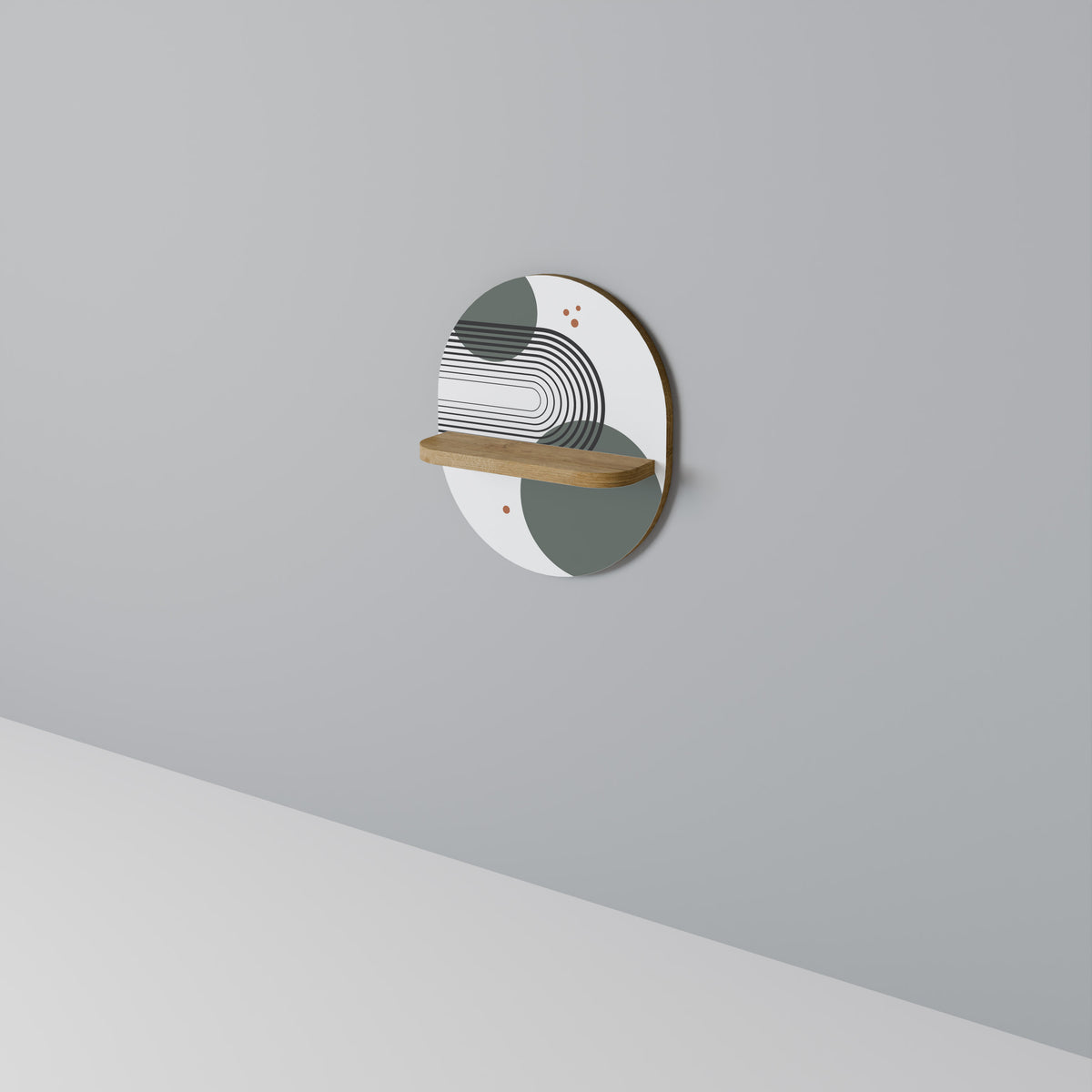 ORBITAL DECOR Art Shelf