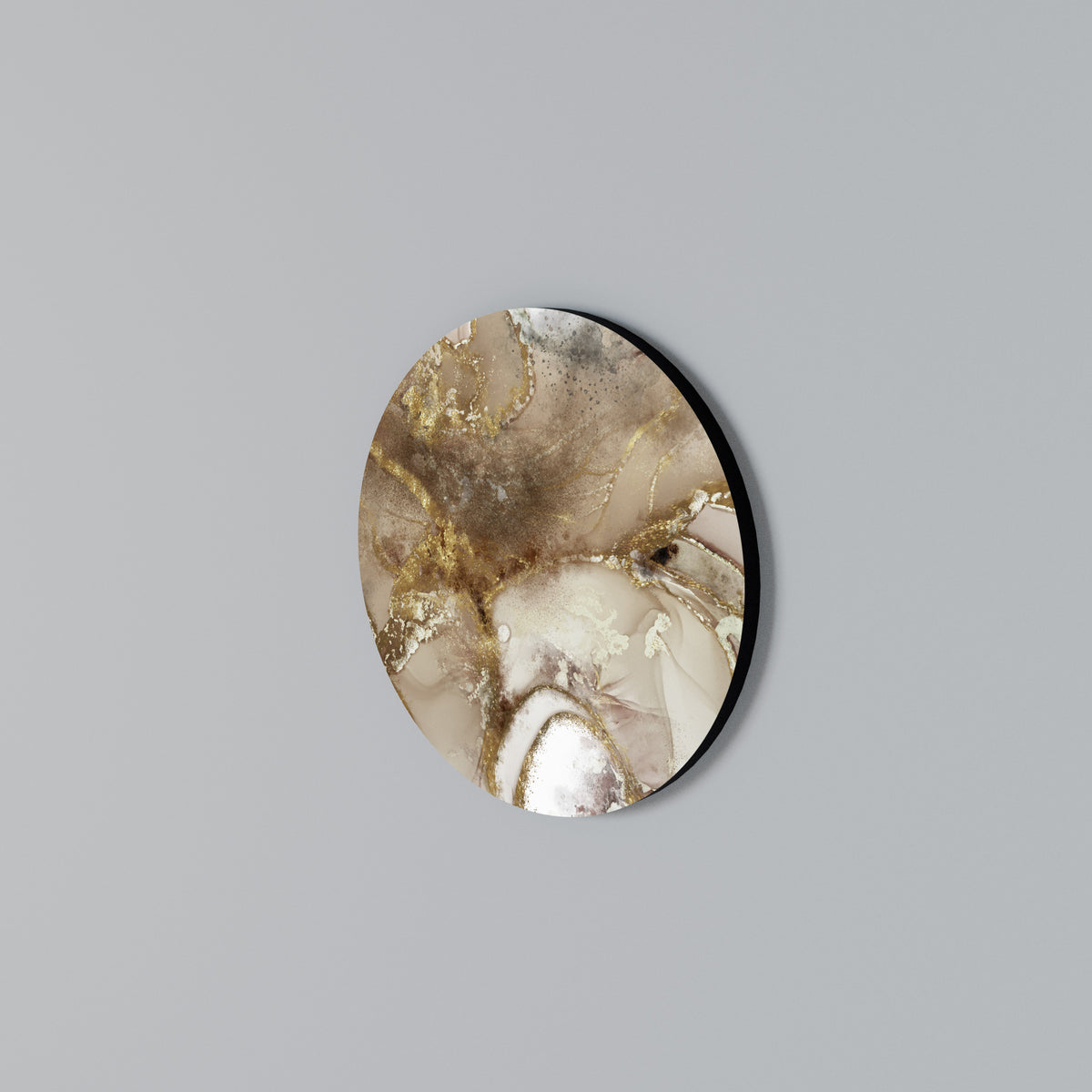 CALMING STREAMS Round Wall Art