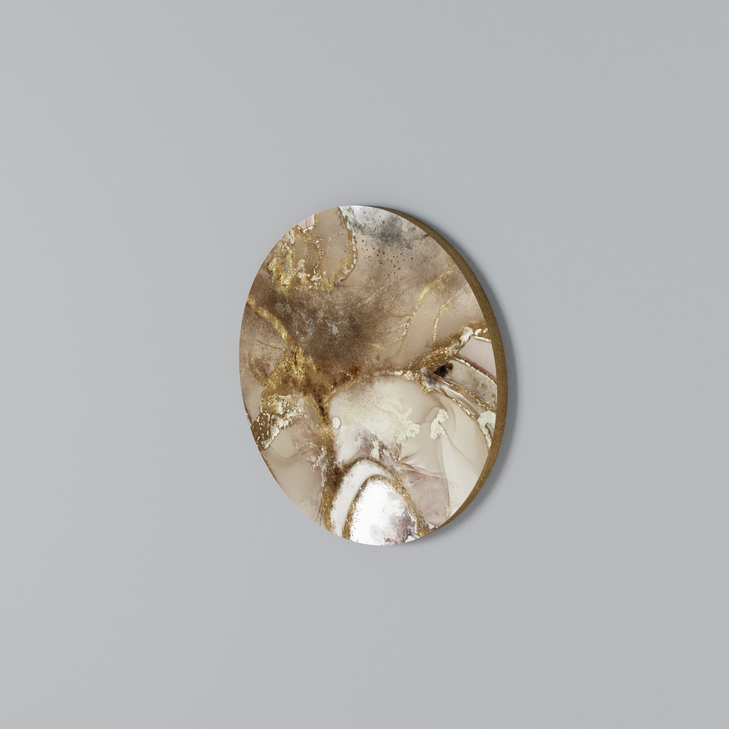 CALMING STREAMS Round Wall Art