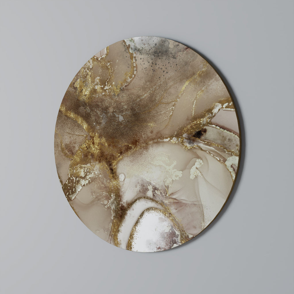 Art mural rond CALMING STREAMS