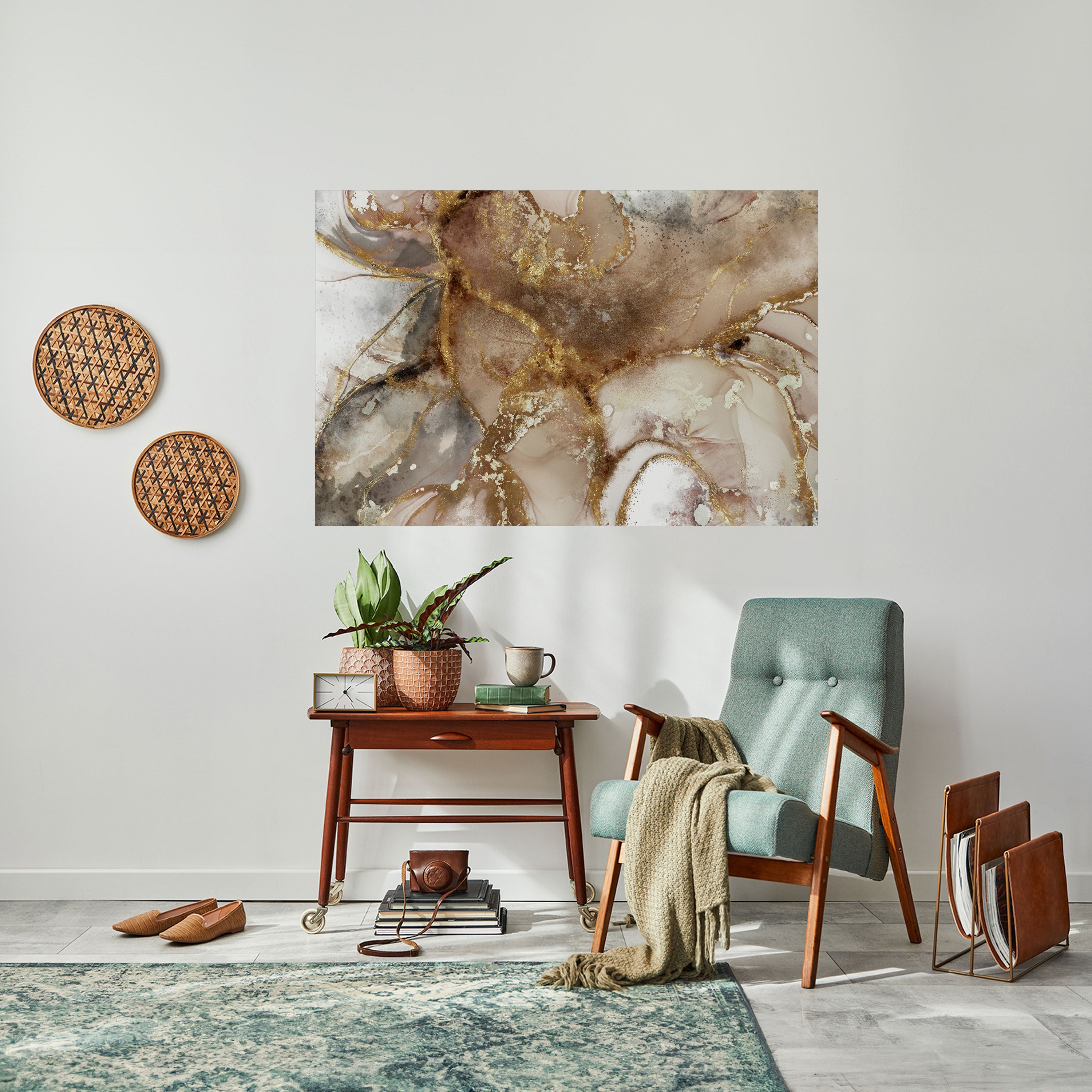 Affiche horizontale autocollante CALMING STREAMS